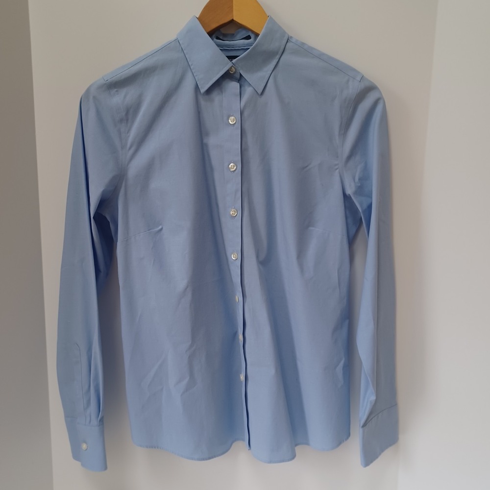 Lands' End Light Blue Button Down Shirt